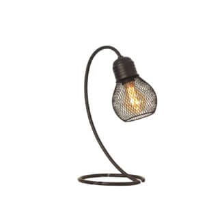 Caged Filament Table Lamp