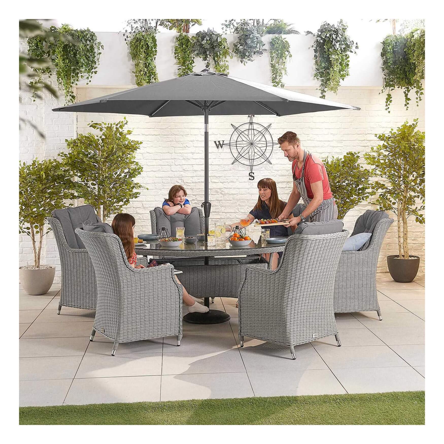 Thalia 6 seat dining set discount