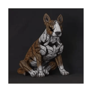 Edge Sculpture Bull Terrier Brindle