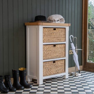 Malvern Painted Shoe Storage Chest