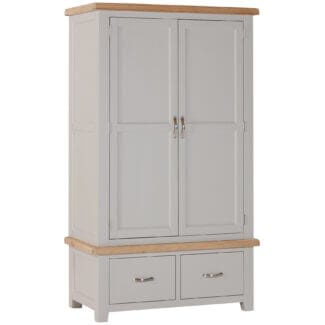 Padstow Painted 2 Drawer Wardrobe