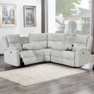 Divine 6 Seat Corner Group, Reclining Power Sofa